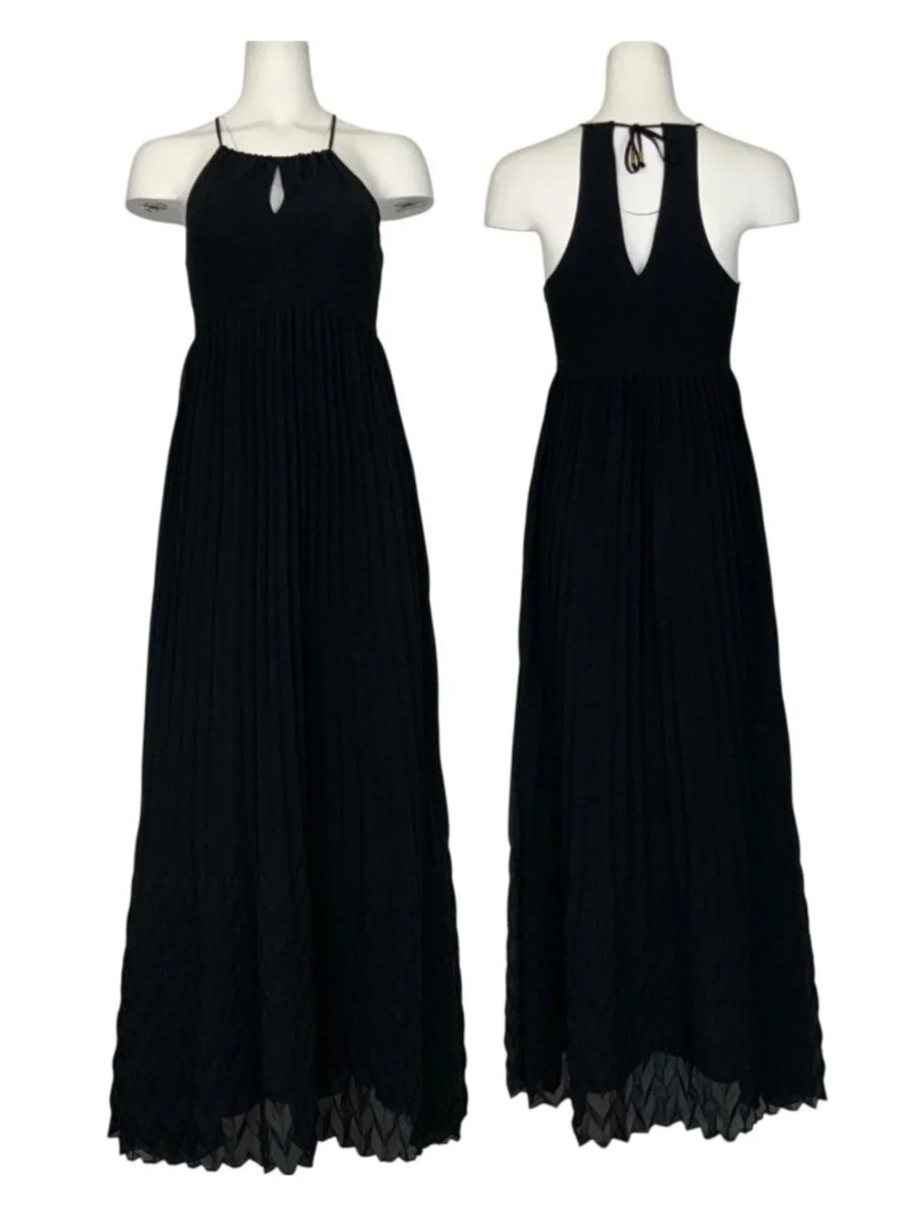 Abercrombie and Fitch Maxi Dress XS Black Halter